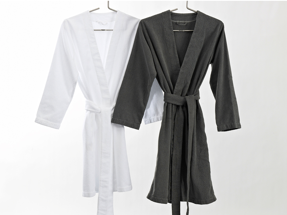 Халат махровый Abyss & Habidecor Spa 920 Gris Португалия фото