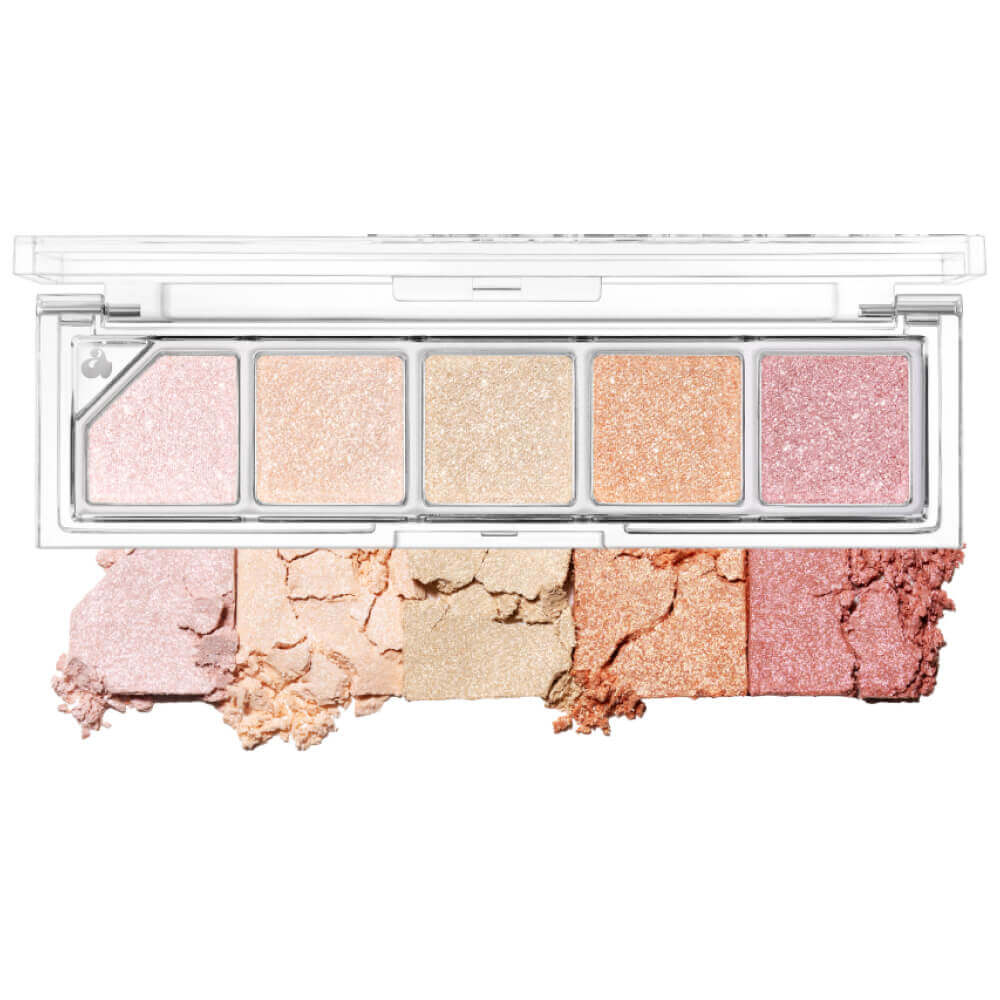 Unleashia Палетка хайлайтеров - Mood Shower Face Palette