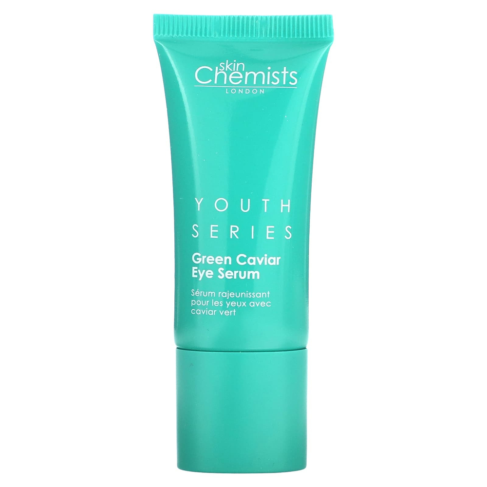 skinChemists, Youth Series, сыворотка для кожи вокруг глаз с зеленой икрой, 15 мл (0,50 жидк. унц.)