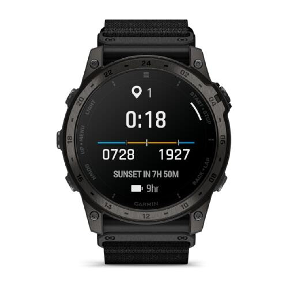 Смарт часы Garmin Tactix 7 Amoled edition, черный нейлоновый ремешок