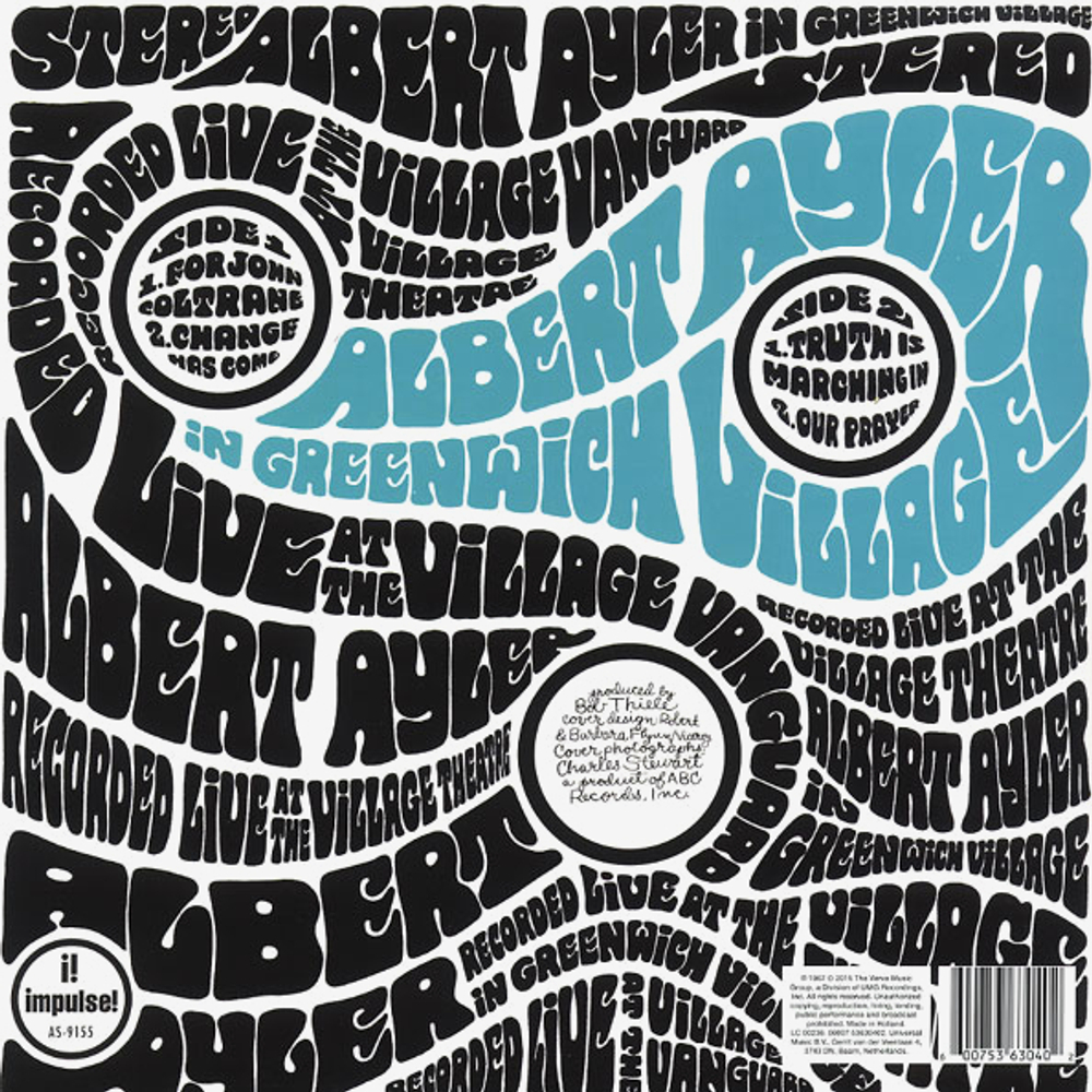 Albert Ayler / In Greenwich Village (LP)