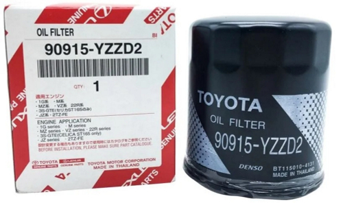 Фильтр масляный Toyota 90915YZZD2 для Toyota Land Cruiser Prado, Lexus GS, IS