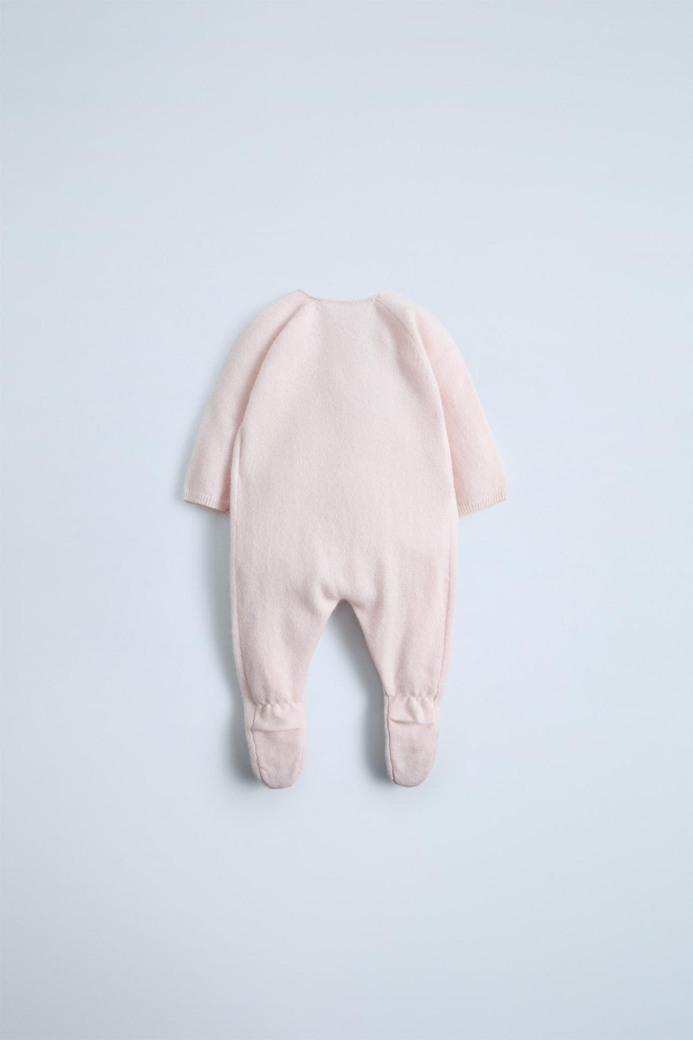 ZARA КОМБИНЕЗОН ИЗ 100% КАШЕМИРА, СВЕТЛО-РОЗОВЫЙ