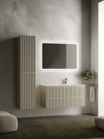 Тумба с раковиной Sancos Snob R 100 см SNR100RCE правая, beige soft