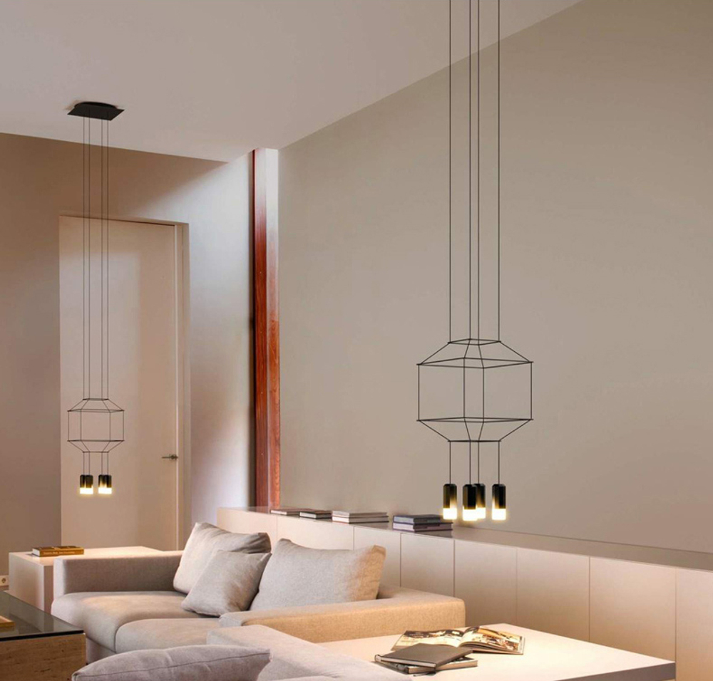 Pendant design lamp  Wireflow 0299 by Vibia