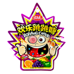 Драже лента-шипучка HuanLeHu Popping Candy цвет микс вкус фруктовый 10 г