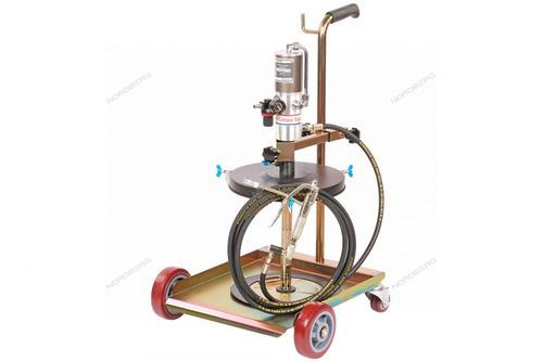 NORDBERG (NO5030) Установка пневматическая для раздачи густой смазки из бочек 20-60 л, с тележкой