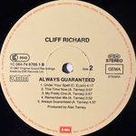 Cliff Richard ‎– Always Guaranteed (Европа 1987г.)Т