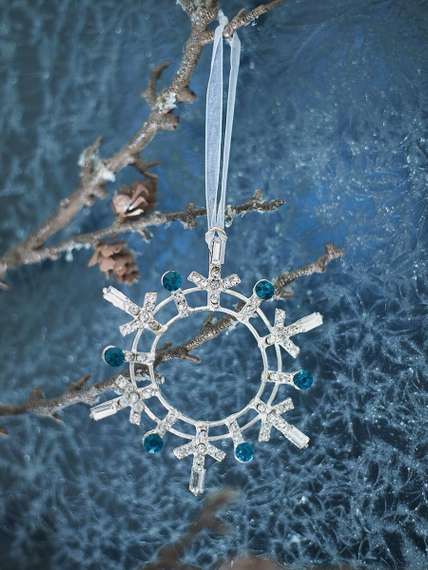 Набор из 4 украшений, 10 см, бусины