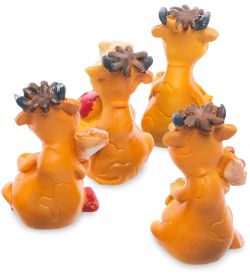 AF-1002 Набор фигурок «Бык» 5 см (в асс. 4шт)