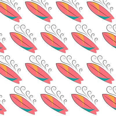 Розовый серф