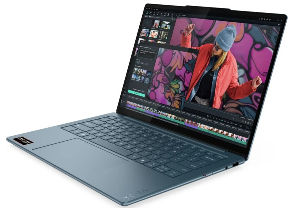 Ноутбук  Lenovo Yoga Slim 7 14AKP10 14 ", Ryzen AI 300, 32 Гб RAM, 1 Тб SSD, Radeon Graphics, Синий