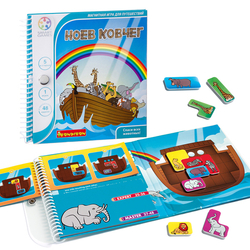Магнитная игра Bondibon для путешествий, НОЕВ КОВЧЕГ 5+