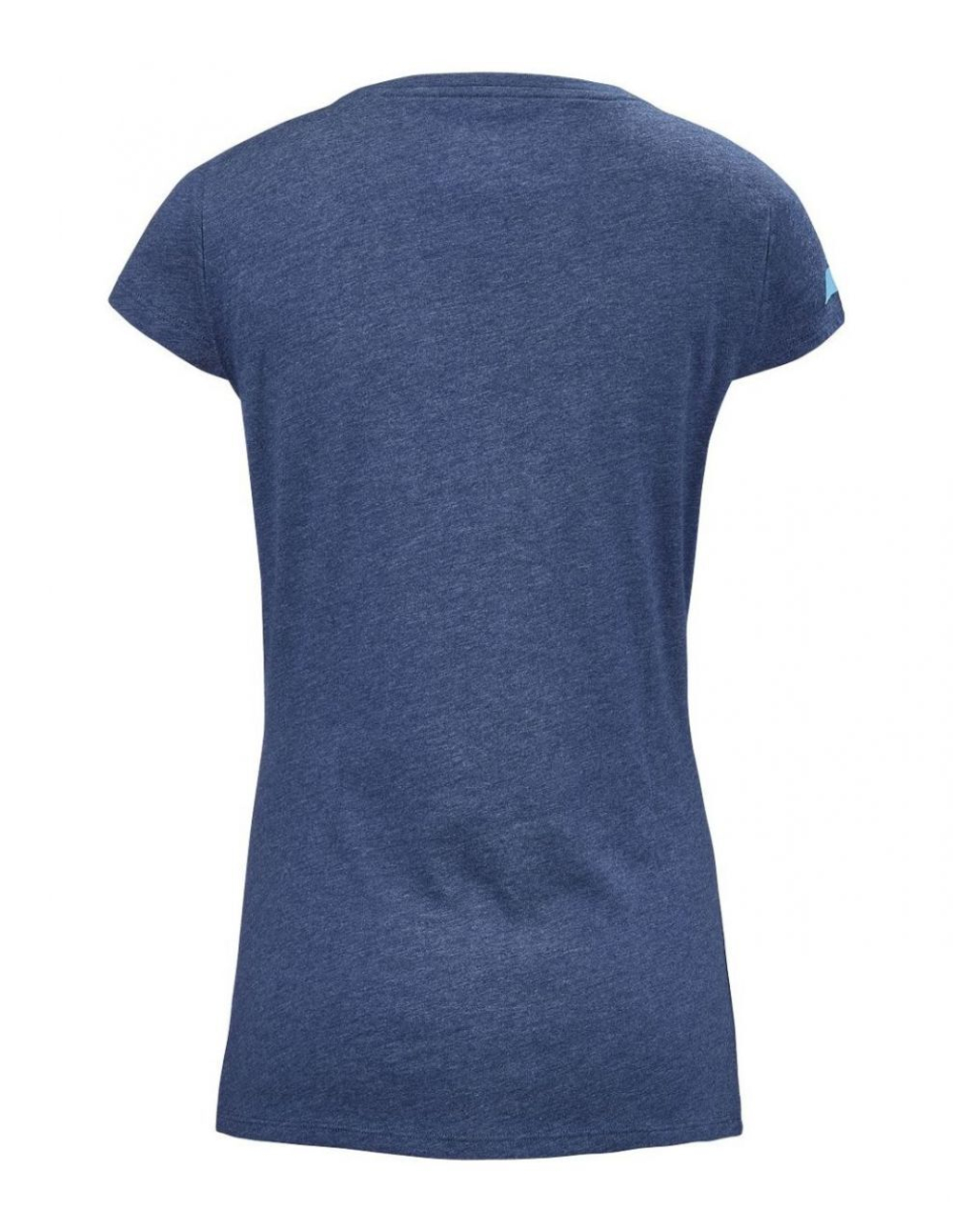 Женская теннисная футболка Babolat Exercise Stripes Tee W - небесный