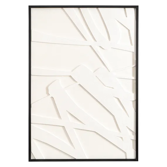 Фактурное панно с эффектом 3D Minimalism, 70х100 см, с черной рамкой