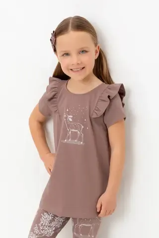 туника  для девочки  КР 5904/капучино к515