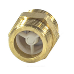 Ниппель латунь Ду 20 (3/4") со встроенным обратным клапаном НР R189V Giacomini R189VY004