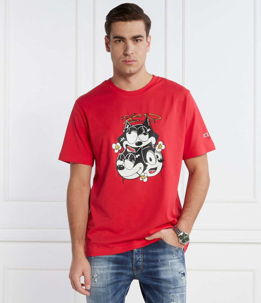 Футболка Iceberg - красный(242 I1P F024 6327)