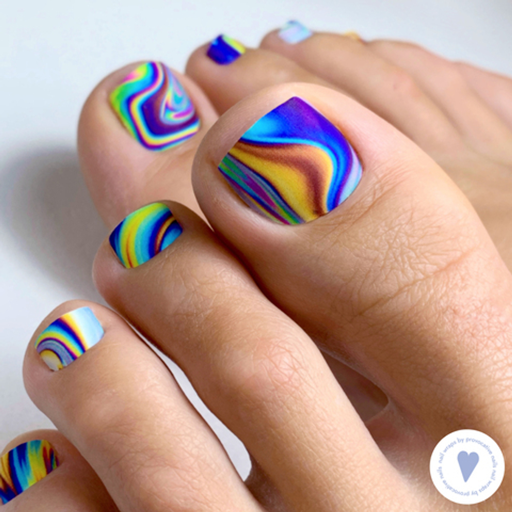 Плёнки для педикюра by provocative nails soap