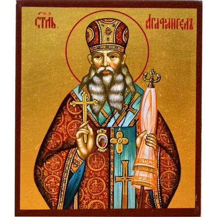 Агафангел (Преображенский), митрополит Ярославский. Рукописная икона.