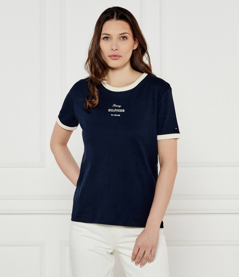 Футболка Tommy Hilfiger - темно-синий(WW0WW44586)