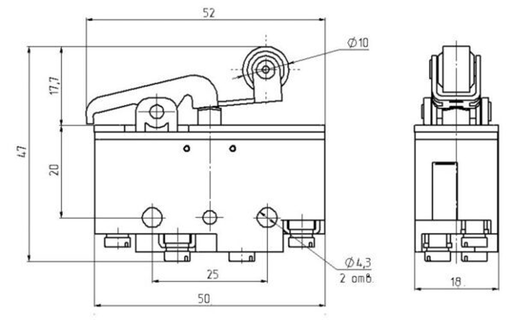 Выключатель ВП73-10711 00УХЛЗ