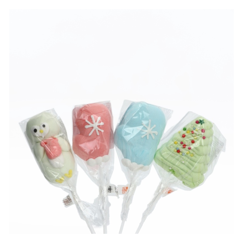 Маршмэллоу на палочке Новогодний "Сладкий Дом"