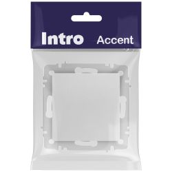 Кнопка Intro Accent 6-109-03 10А-250В IP20 СУ AL/CU алюминий | Intro