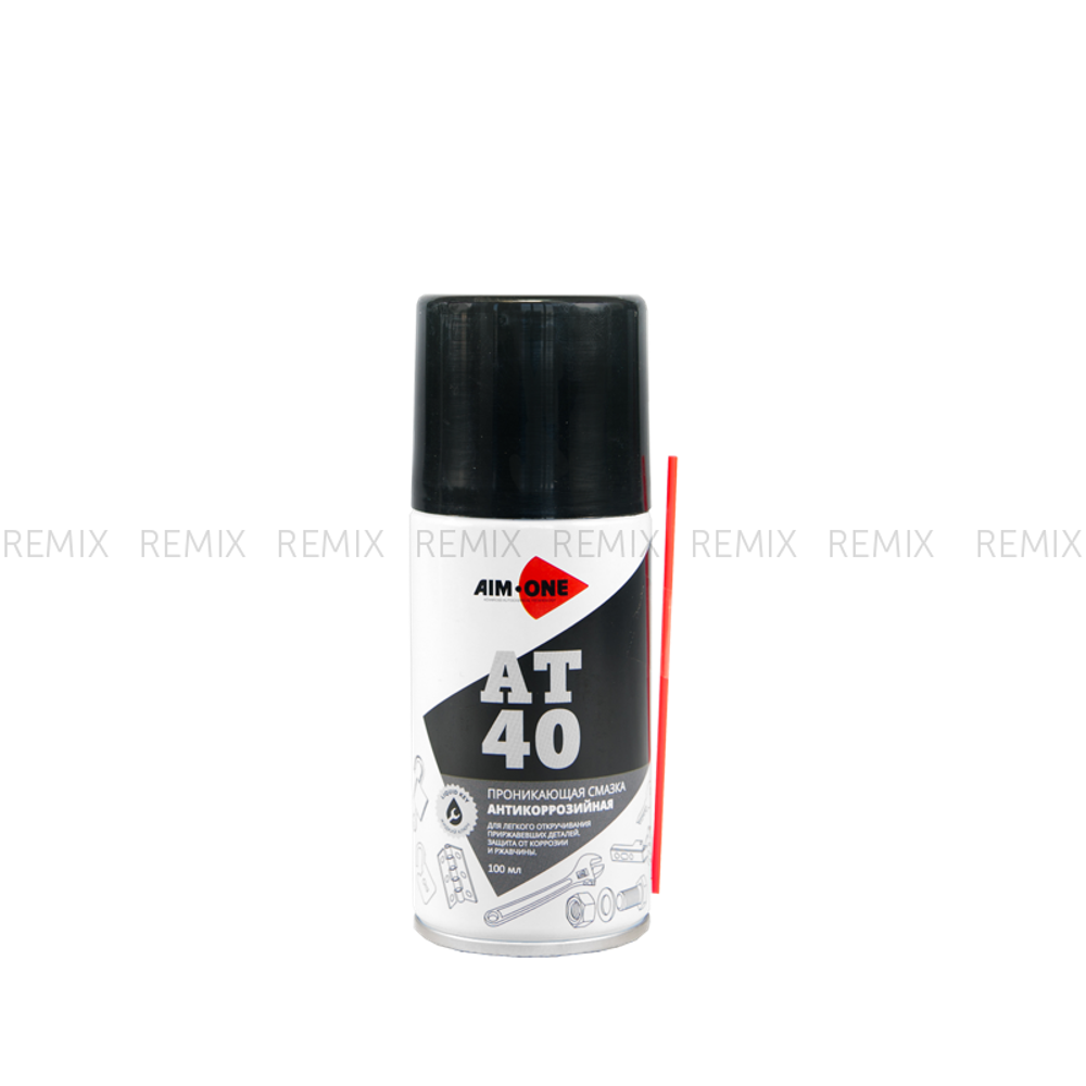 Проникающая смазка антикоррозийная AIM-ONE 100 мл (аэрозоль). AT-40 100ML AD-100