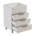 Тумба д/ванной "ЭТЬЕН-58" под раковину Roma 58 (Paola) /РИМ 58 (MIXLINE) (ПВХ)