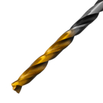 Сверло спиральное по металлу 3,5 x 70мм, Р6М5, Golden Tip, многогранная заточка, 2шт. Denzel