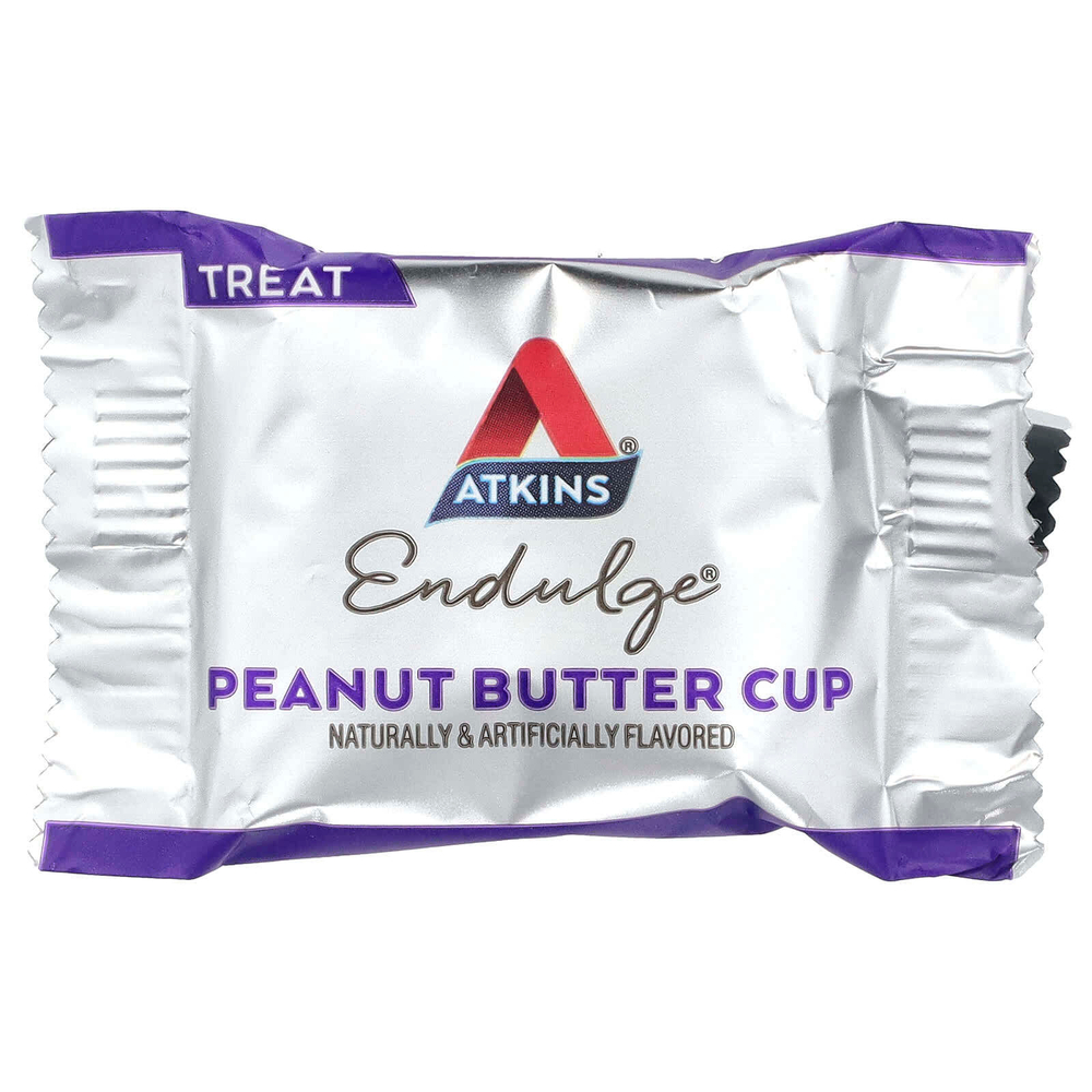 Atkins, Endulge ™, Treat, чашки с арахисовой пастой, 10 чашек по 17 г (0,6 унции)