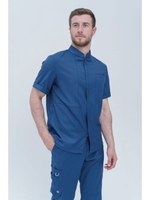 рубашка мужская медицинская на молнии TZ700