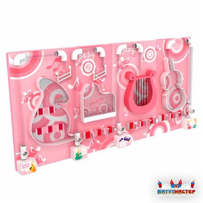 Интерактивная стена кидалок «Мелодия приключений», 3,4×1,7×0,3 м