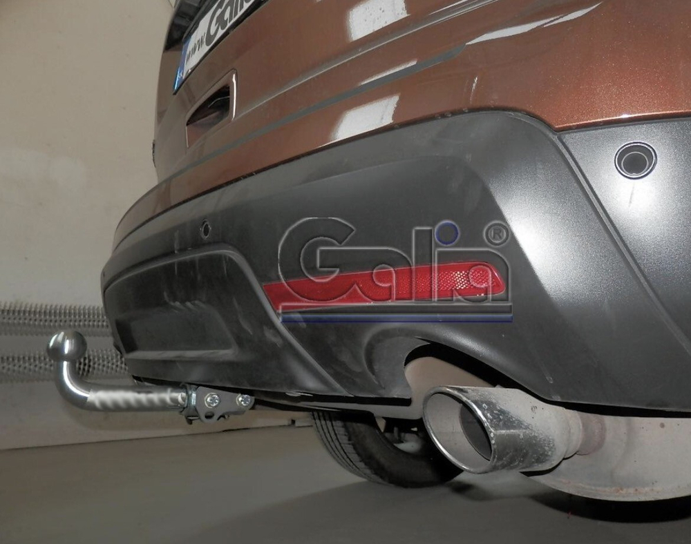 Фаркоп оцинкованный Galia F123A для Ford Explorer 2011-(паспорт и сертификат в комплекте)(без электрики)