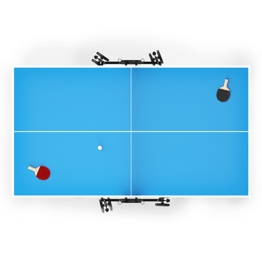 Теннисный стол UNIX Line Compact indoor 18mm MDF (Blue)