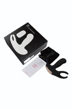 Стимулятор простаты Levett Earl с 2 моторами и пультом ДУ (Цвет: черный)