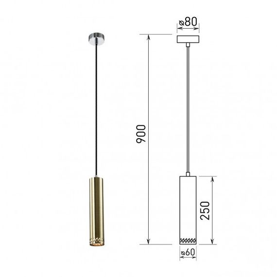 Подвесной светильник Rivoli Alosia 7129-201 Б0055002