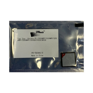 Чип для картриджа Kyocera (TK- 590C) FS-C5250/2026/2126 (5K) cyan UNItech(Apex)