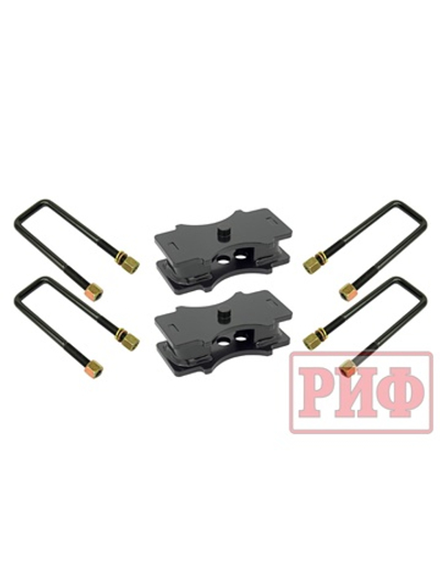 Комплект РИФ стремянок и проставок для лифта рессор на 30 мм Toyota Hilux 2004+, Nissan Navara D40, Mitsubishi L200 2015+, Toyota Tundra 2007+, Isuzu D-Max