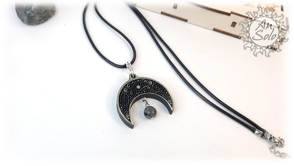 Комплект украшений "Ночные узоры"