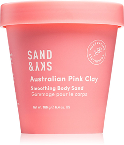Sand & Sky Australian Pink Clay Smoothing Body Sand - осветляющий скраб для тела /   180  g  / GTIN 8886482915016