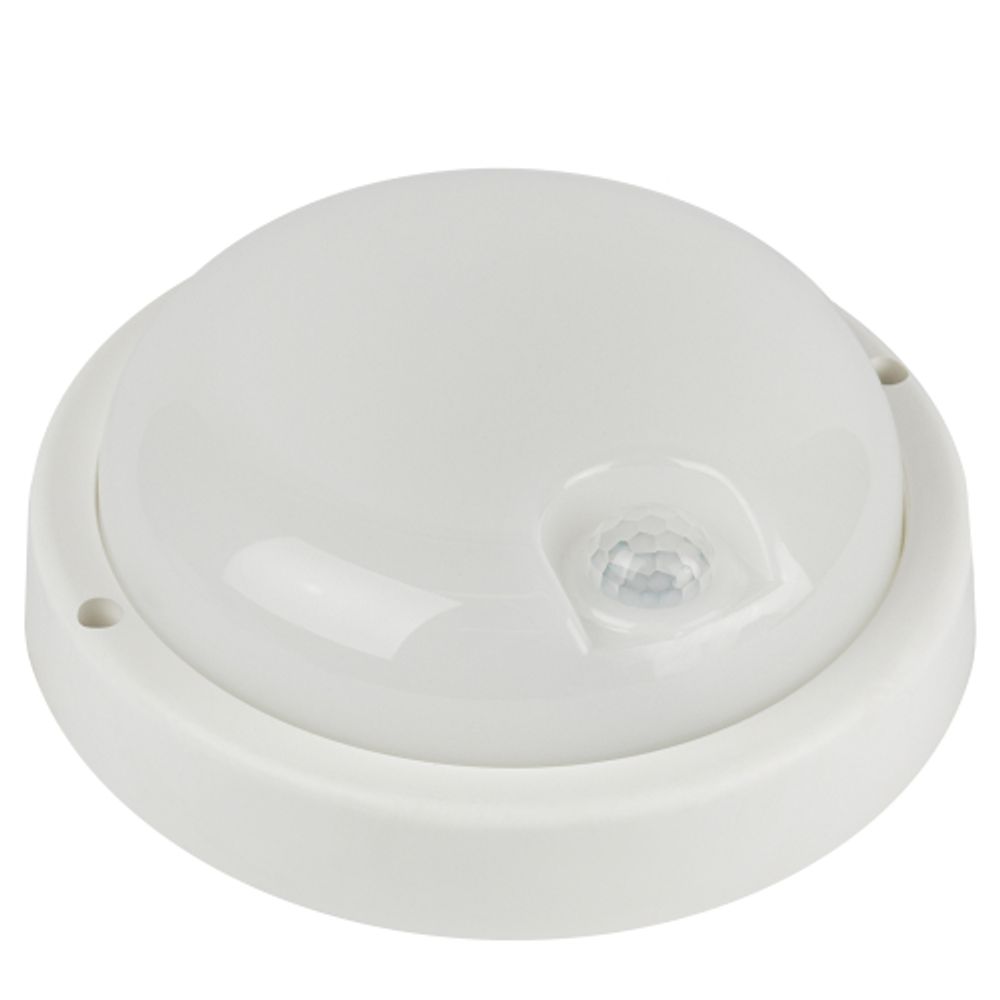 Светильник ЖКХ светодиодный ЭРА SPB-201-3-40K-008 8Вт 4000K IP65 D140 круг с ИК датчиком движения