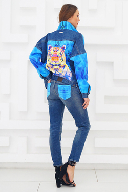 LIGVIANNI Джинсовая куртка Denim Jacket Tiger