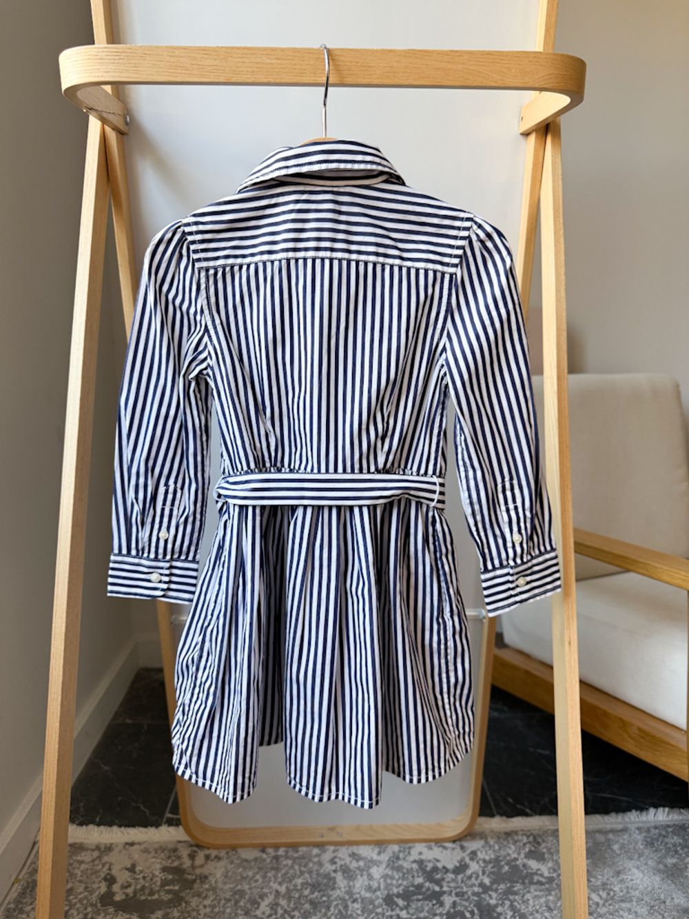 Хлопковое платье-рубашка Polo Ralph Lauren, 98