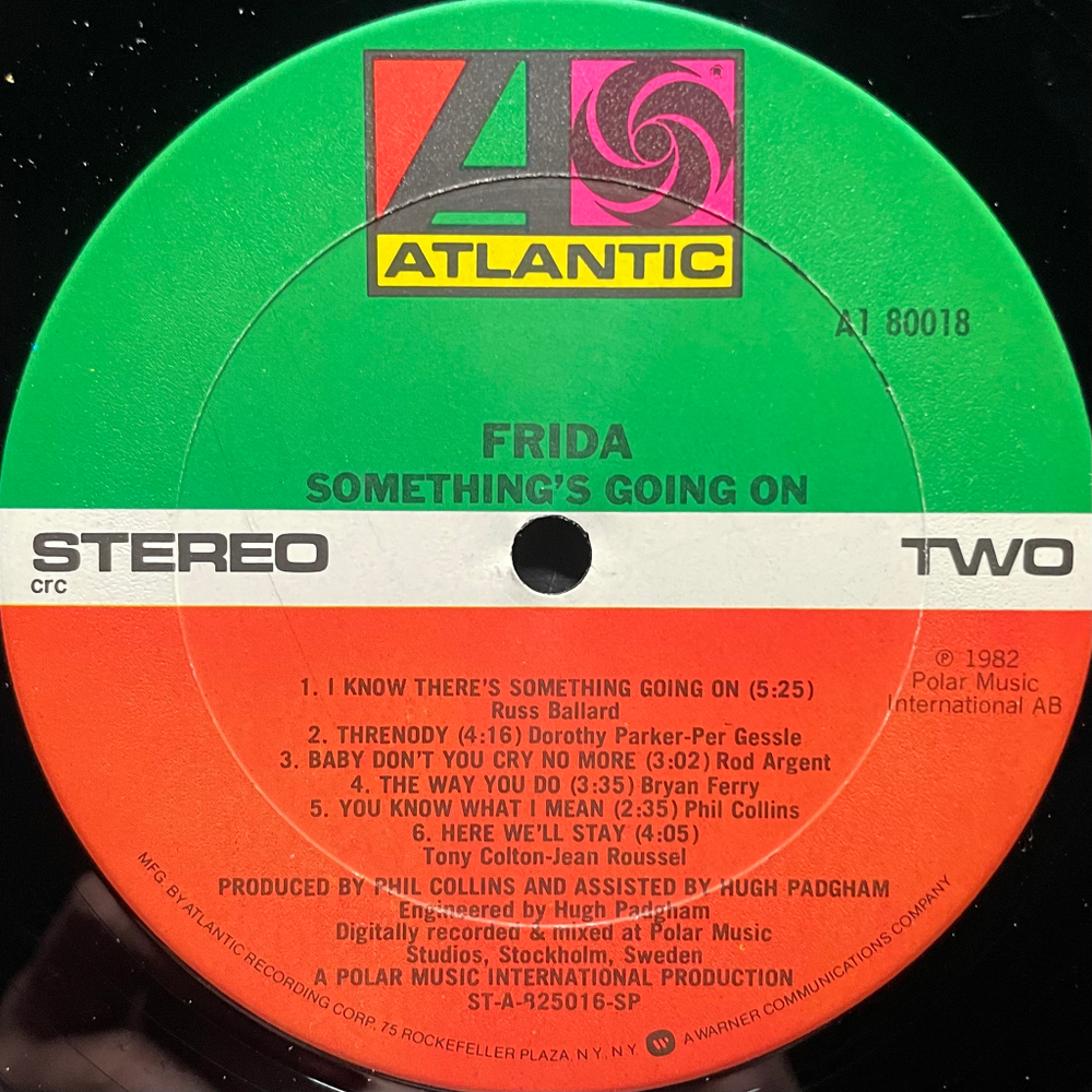 Frida ‎– Something's Going On (США 1982г.)