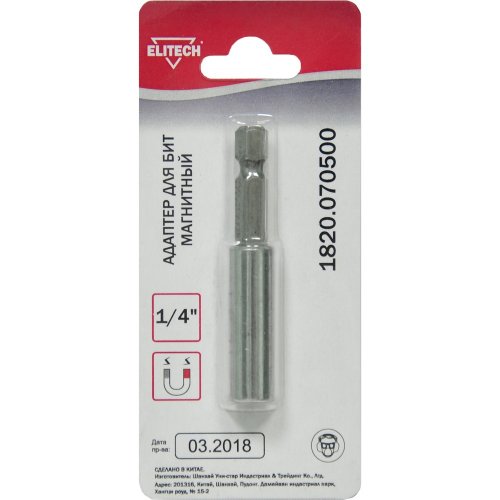 Адаптер ELITECH 1/4" блистер