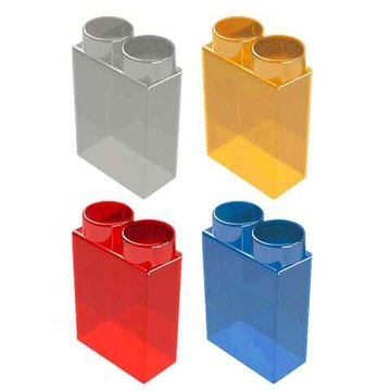 Элемент прозрачный высокий 9x4,5x15 см для GigaBloks 7,5"