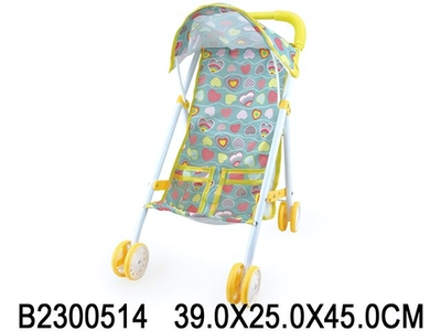 Коляска для кукол сидячая, пакет B5327-7A