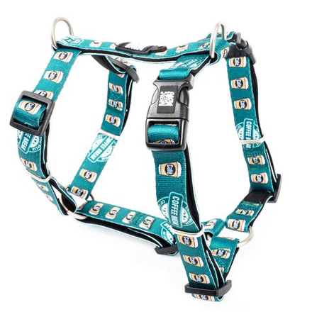 шлейка нейлоновая "стандарт" S, синяя, 15*450-630мм, triol